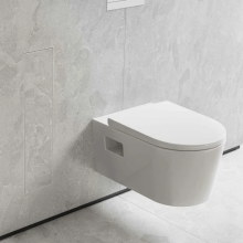 hansgrohe XtraStoris Rock Einbau Toilettenbürstenhalter mit Ablage und befliesbarer Tür, Mattweiß