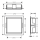 hansgrohe XtraStoris Original Wandnische mit Rahmen 300/300/100, Betongrau