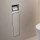 hansgrohe XtraStoris Rock Einbau Toilettenbürstenhalter mit Papierhalter und befliesbarer Tür, Mattweiß