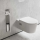hansgrohe XtraStoris Rock Einbau Toilettenbürstenhalter mit Papierhalter und befliesbarer Tür, Mattweiß