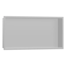 hansgrohe XtraStoris Original Wandnische mit Rahmen 300/600/100, Betongrau