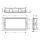 hansgrohe XtraStoris Original Wandnische mit Rahmen 300/600/100, Betongrau