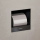 hansgrohe XtraStoris Original Einbau Toilettenpapierhalter 150/150/140, Mattschwarz