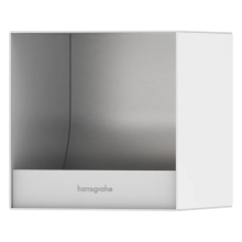 hansgrohe XtraStoris Original Einbau Toilettenpapierhalter 150/150/140, Mattweiß