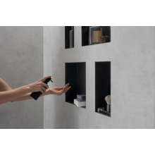hansgrohe XtraStoris Minimalistic Wandnische rahmenlos 300/300/100, Edelstahl gebürstet