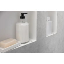 hansgrohe XtraStoris Minimalistic Wandnische rahmenlos 300/150/140, Mattweiß