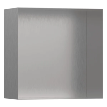 hansgrohe XtraStoris Minimalistic Wandnische rahmenlos 300/300/140, Edelstahl gebürstet