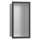 hansgrohe XtraStoris Individual Wandnische Edelstahl gebürstet mit Designrahmen 300/150/100, Brushed Black Chrome