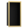 hansgrohe XtraStoris Individual Wandnische Mattschwarz mit Designrahmen 300/150/100, Polished Gold Optic