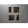 hansgrohe XtraStoris Individual Wandnische Mattschwarz mit Designrahmen 300/150/100, Polished Gold Optic