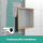 hansgrohe XtraStoris Individual Wandnische Mattweiß mit Designrahmen 300/150/100, Brushed Bronze