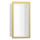 hansgrohe XtraStoris Individual Wandnische Mattweiß mit Designrahmen 300/150/100, Polished Gold Optic