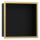 hansgrohe XtraStoris Individual Wandnische Mattschwarz mit Designrahmen 300/300/100, Polished Gold Optic