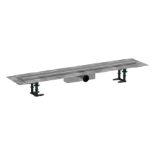 hansgrohe RainDrain Compact Komplettset Duschrinne 900 für Standardinstallation, Edelstahl gebürstet