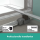 hansgrohe RainDrain Allround Komplettset Duschrinne 700 für Standard-/flache Installation, Edelstahl gebürstet