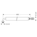 hansgrohe Flexibler Anschlussschlauch 80 cm