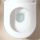 hansgrohe EluPura Original S Stand WC Set mit horizontalem/vertikalem Abgang AquaChannel Flush mit aufgesetzten Spülkasten und WC-Sitz, Weiß
