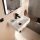 hansgrohe Xanuia Q Handwaschbecken 450/340 mit Hahnloch ohne Überlauf, SmartClean, Weiß