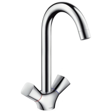 hansgrohe Logis M31 2-Griff Küchenmischer 220, 1jet, Chrom