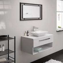 hansgrohe Vernis Shape Einhebel-Waschtischmischer 190 mit isolierter Wasserführung und Zugstangen-Ablaufgarnitur, Chrom