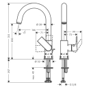 hansgrohe Vernis Shape Einhebel-Waschtischmischer mit...