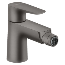 hansgrohe Talis E Einhebel-Bidetmischer mit Zugstangen-Ablaufgarnitur, Brushed Black Chrome