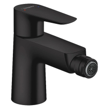 hansgrohe Talis E Einhebel-Bidetmischer mit Zugstangen-Ablaufgarnitur, Mattschwarz