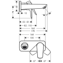 hansgrohe Talis E Einhebel-Waschtischmischer Unterputz...