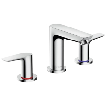 hansgrohe Talis E 3-Loch Waschtischarmatur mit Zugstangen-Ablaufgarnitur, Chrom