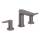 hansgrohe Talis E 3-Loch Waschtischarmatur mit Zugstangen-Ablaufgarnitur, Brushed Black Chrome