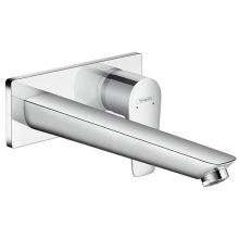 hansgrohe Talis E Einhebel-Waschtischmischer Unterputz für Wandmontage mit Auslauf 22,5 cm, Chrom