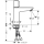 hansgrohe Talis Select E Waschtischmischer 110 ohne Ablaufgarnitur, Chrom