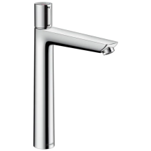 hansgrohe Talis Select E Waschtischmischer 240 für Aufsatzwaschtische mit Zugstangen-Ablaufgarnitur, Chrom