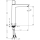 hansgrohe Talis Select E Waschtischmischer 240 ohne Ablaufgarnitur, Chrom