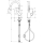 hansgrohe Focus M42 Einhebel-Küchenmischer 180, Ausziehbrause, 2jet, Chrom
