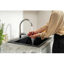 hansgrohe Vernis Blend M35 Einhebel-Küchenmischer 210, 1jet, Chrom