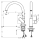 hansgrohe Vernis Shape M35 Einhebel-Küchenmischer 210, 1jet, Mattschwarz