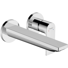 hansgrohe Rebris E Einhebel-Waschtischmischer Unterputz für Wandmontage mit Auslauf 20 cm, Chrom