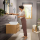 hansgrohe Rebris E Einhebel-Waschtischmischer Unterputz für Wandmontage mit Auslauf 20 cm, Chrom