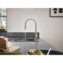 hansgrohe Talis M54 Einhebel-Küchenmischer 210, Ausziehbrause, 2jet, Edelstahl Finish