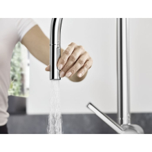 hansgrohe Talis M54 Einhebel-Küchenmischer 210, Ausziehbrause, 2jet, sBox, Chrom