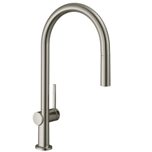 hansgrohe Talis M54 Einhebel-Küchenmischer 210, Ausziehauslauf, 1jet, Edelstahl Finish