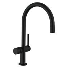 hansgrohe Talis M54 Einhebel-Küchenmischer 220, Geräteabsperrventil, 1jet, Mattschwarz