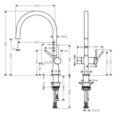 hansgrohe Talis M54 Einhebel-Küchenmischer 220,...