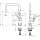 hansgrohe Talis M54 Einhebel-Küchenmischer U 220, 1jet, Edelstahl Finish