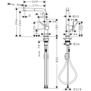 hansgrohe Talis M54 Einhebel-Küchenmischer 270,...