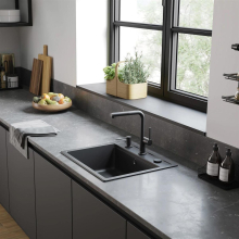 hansgrohe Talis M54 Einhebel-Küchenmischer 270, Ausziehauslauf, 1jet, Mattschwarz
