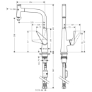 hansgrohe Talis Select M51 Einhebel-Küchenmischer...