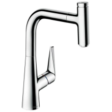 hansgrohe Talis Select M51 Einhebel-Küchenmischer 220, Ausziehauslauf, 1jet, Chrom