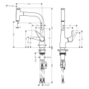 hansgrohe Talis Select M51 Einhebel-Küchenmischer...